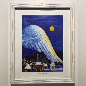 Framed “All Through the Night” signed and numbered print by Judy Bolton Jarrett